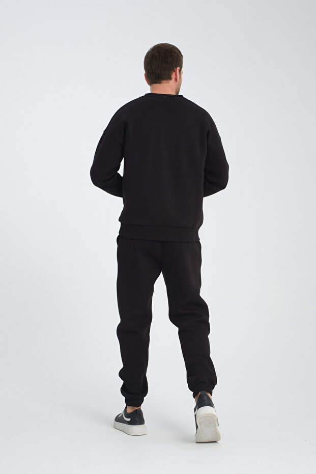 طاقم الرقبة المعتاد أثار البلوز الرجال الأساسية - 5