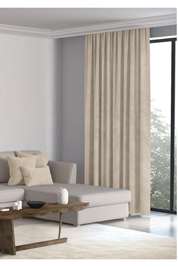 Bej Düz Ada Fon - 4