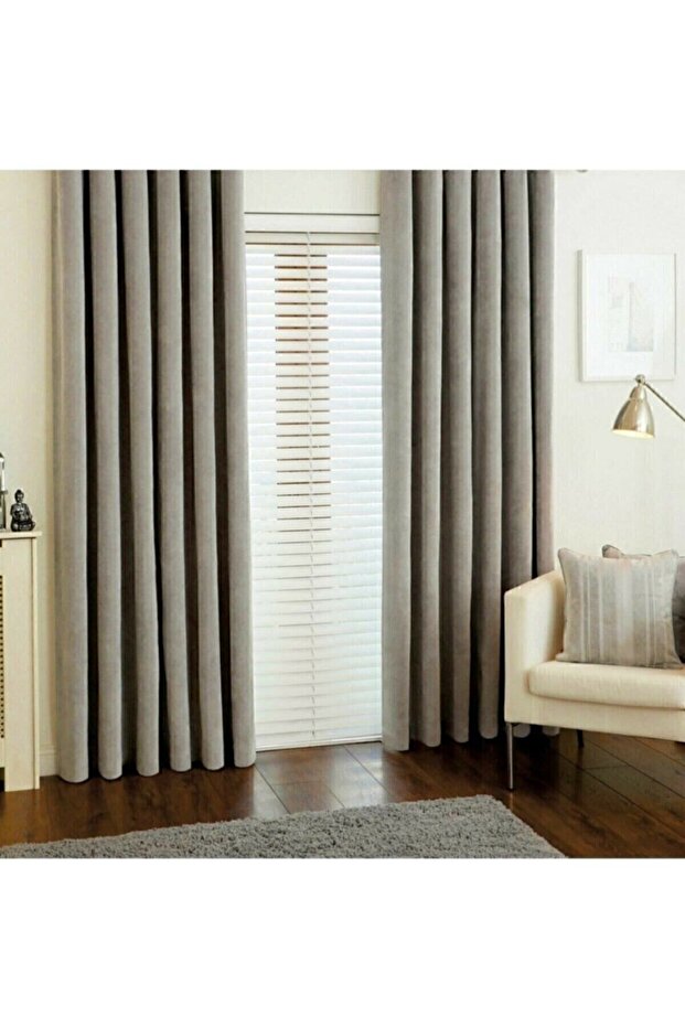 Bej Düz Ada Fon - 1