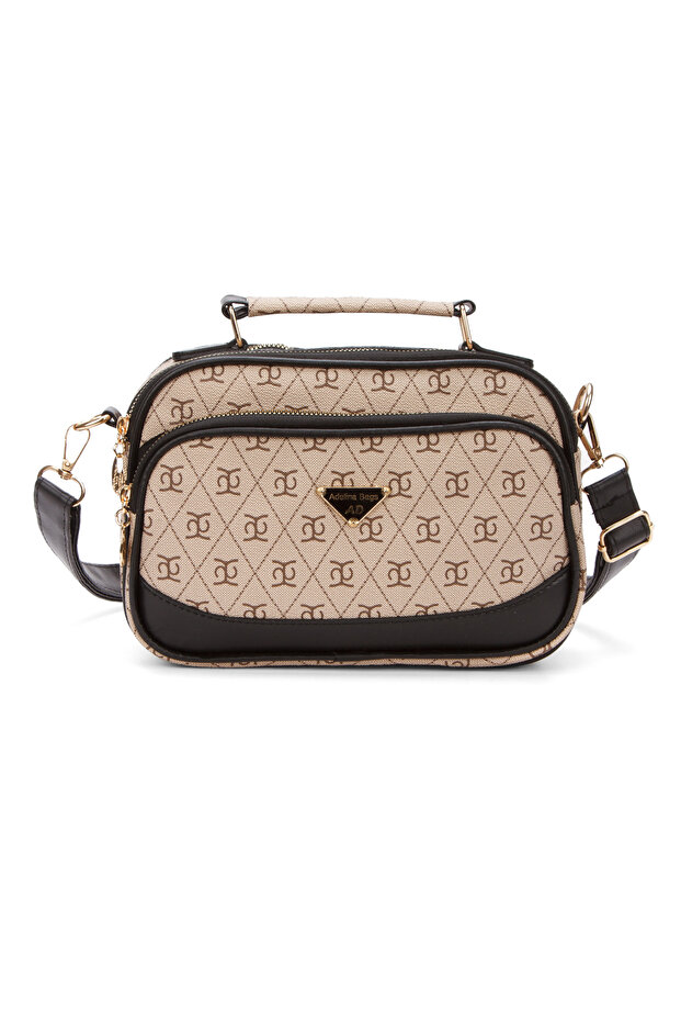 Női mintás keresztpántos kézi és válltáska - 4