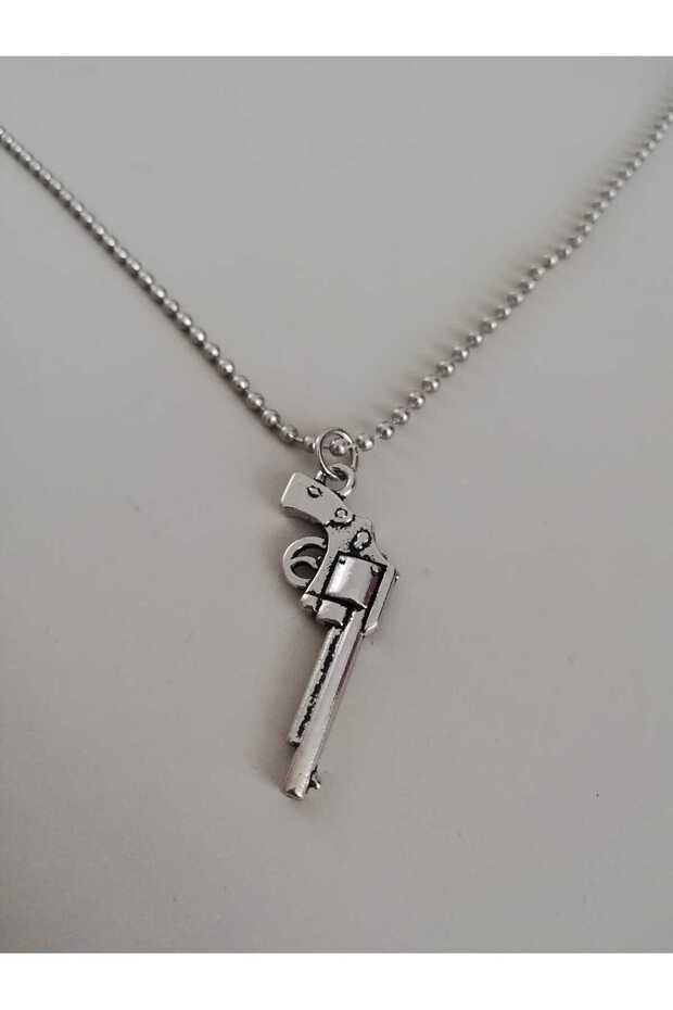 Men's Pistol Figure Necklace