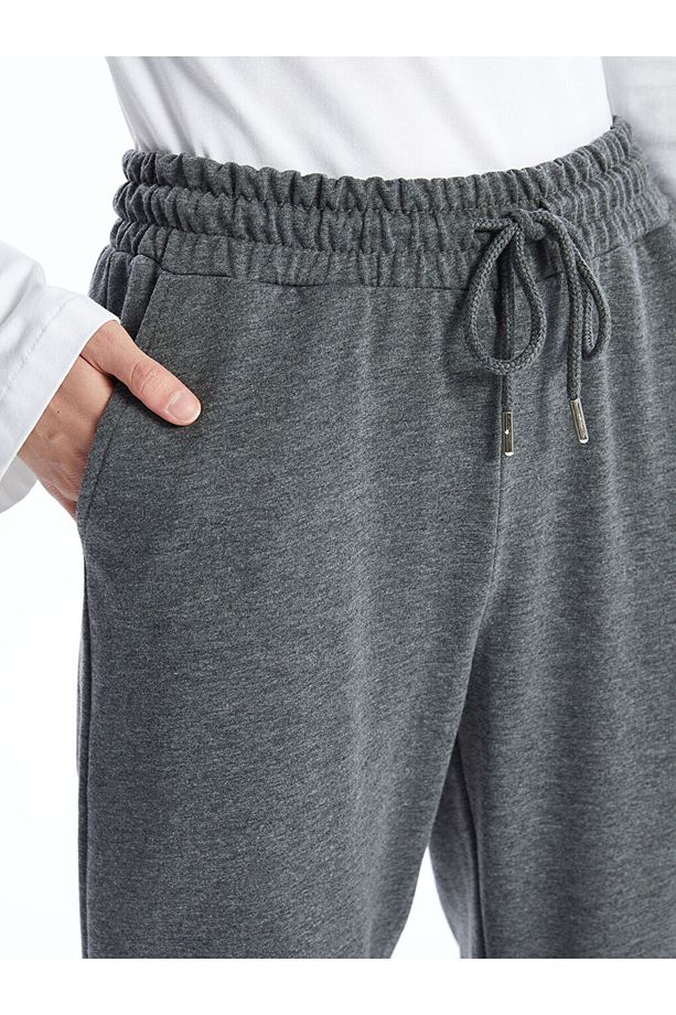 Beli Lastikli Kadın Jogger Eşofman Alt - 3