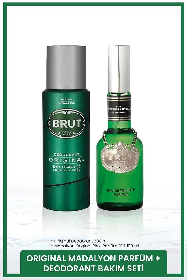 Original Erkek Bakım Seti Madalyon Plexi Parfüm EDT 100 ml, Deodorant 200 ml - 2