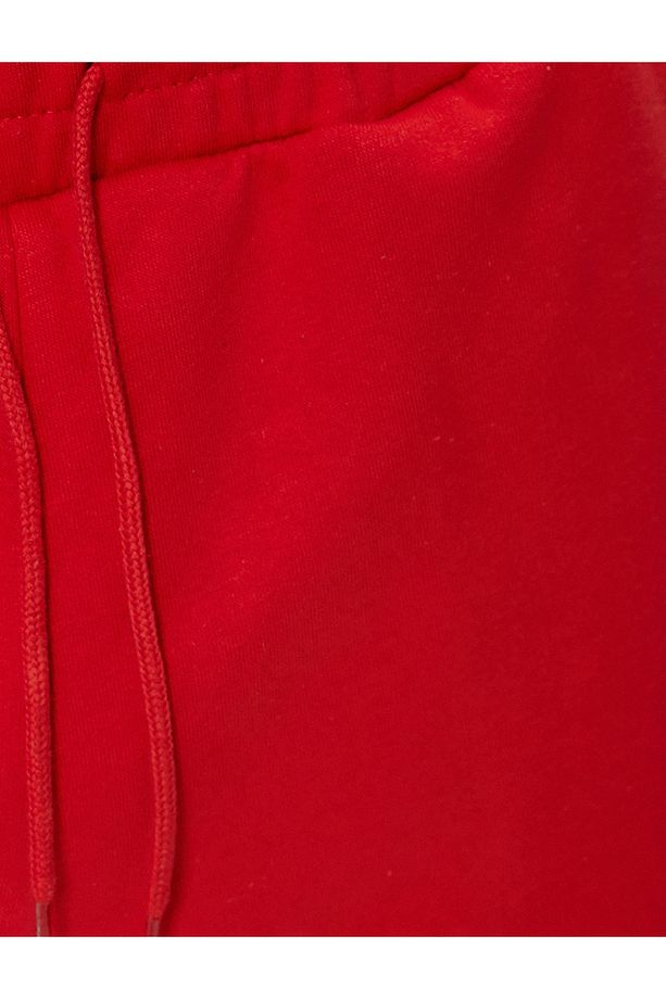 Oversize Şort Beli Bağcıklı Cepli - 6