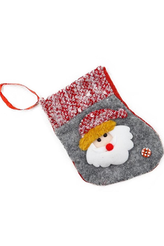 Christmas Pine Tree Ornament Santa Claus Socks Custom Decor Christmas Ornament 15 cm