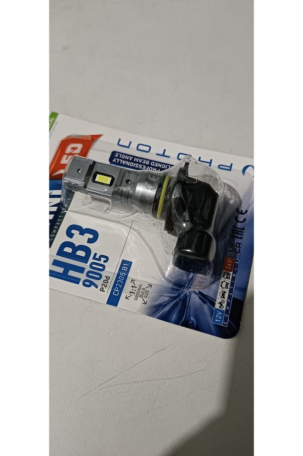 HB3-9005 Mini COMPACT  Led Oto Ampul Photon 2li Set 2ADET - 2