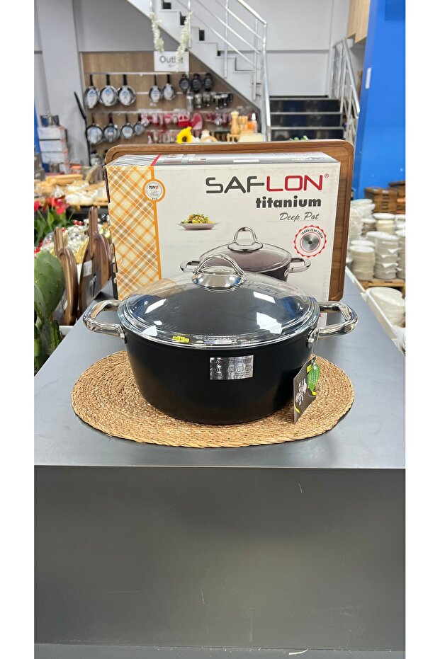 SAFINOX وعاء تيتانيوم عميق مقاس 26 سم