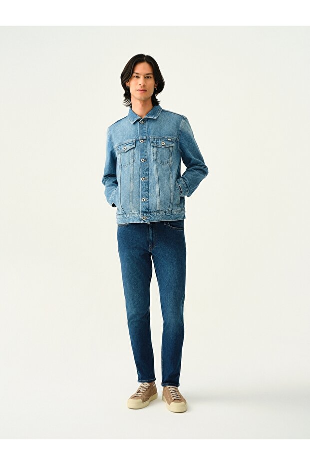 Erkek Regular Fit Kot Ceket - 2