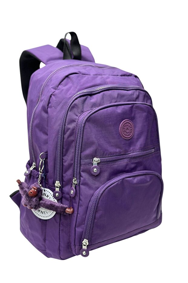 Junior High School Daily Travel Laptop Notebook Water Resistant Backpack with Accessories