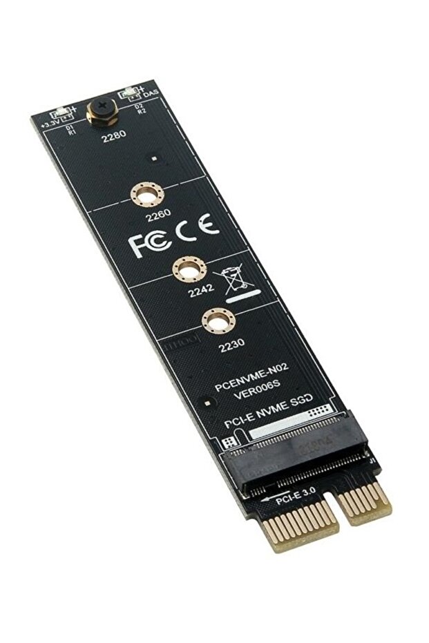 4391 M.2 Nvme Ssd Ngff To Pcie 3.0 X1 Adapter M Key Card Converter Converter