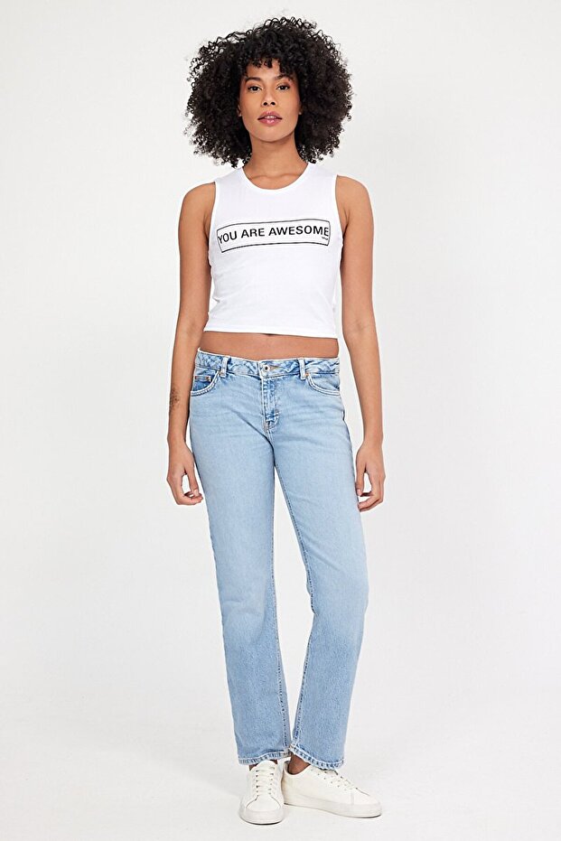 Darena Low Rıse Slım Pantolon - 1