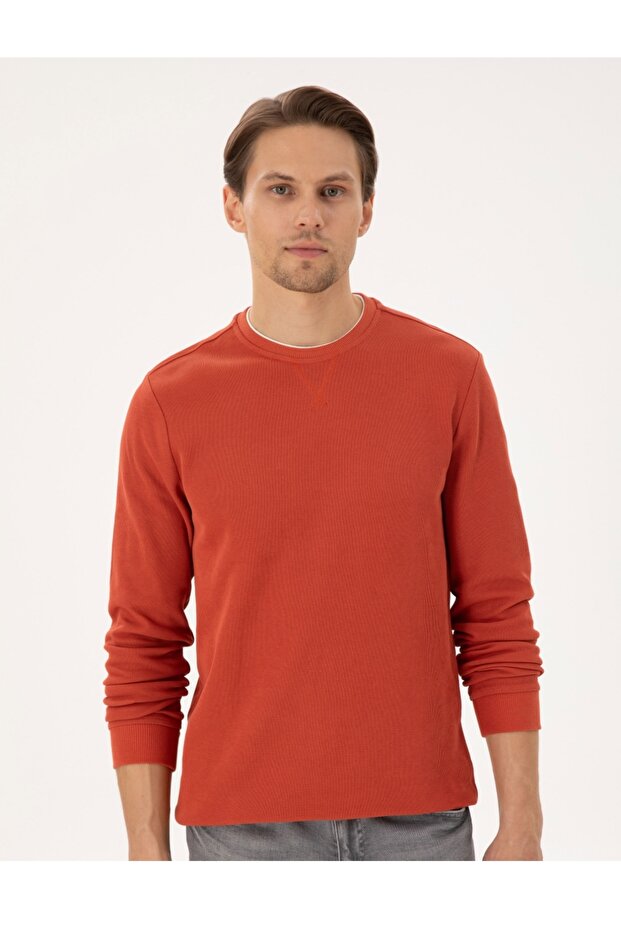 regular fit erkek sweatshirt - 3