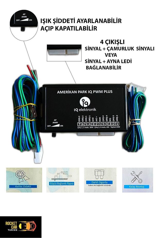 Ayarlı Amerikan Park Modülü Iq Pwm Plus Yan Sinyal Çıkış Özellikli - 2