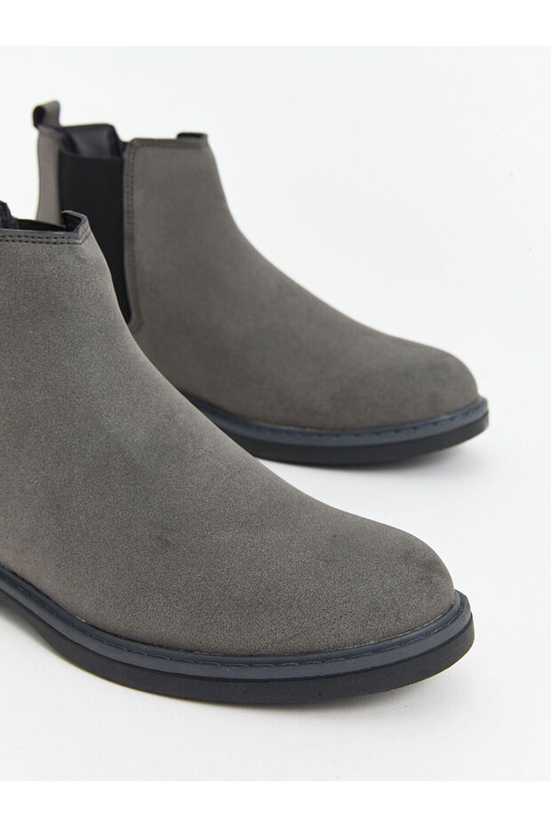 LCW STEPS Antrasit Süet Görünümlü Erkek Chelsea Bot - 3