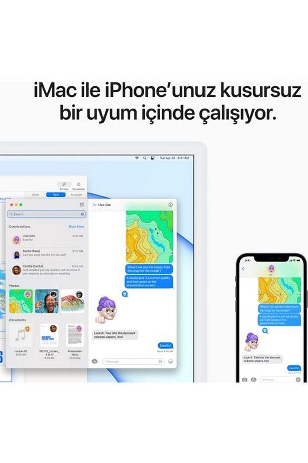 İmac M1 Çip 8gb 512gb Ssd Macos Retina 24" Fhd All In One Bilgisayar Mgpj3tu/a Yeşil - 8