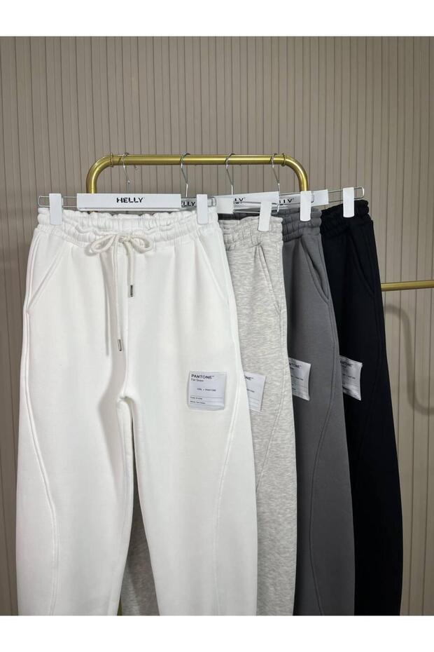 Ekru Eşofman Altı - 5