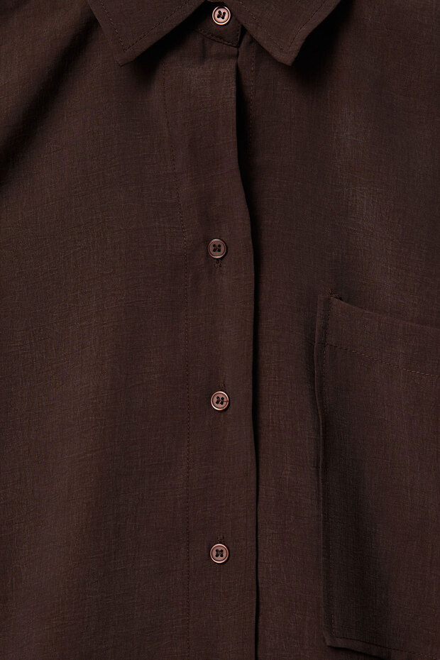 Apoletli Oversize Gömlek - 6