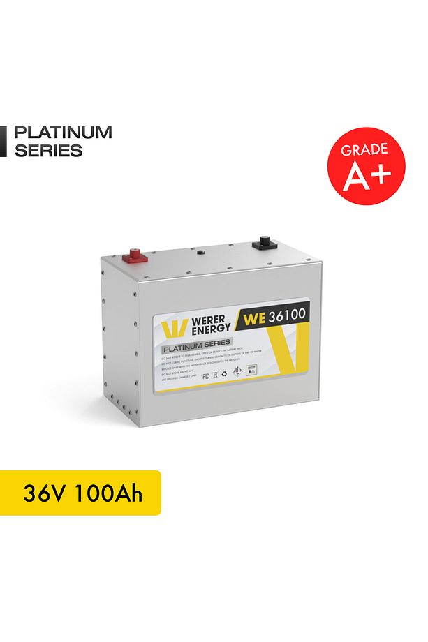 36V 100Ah LiFePO4 Platinum Series Bluetooth'lu Lityum Demir Fosfat Akü - 2