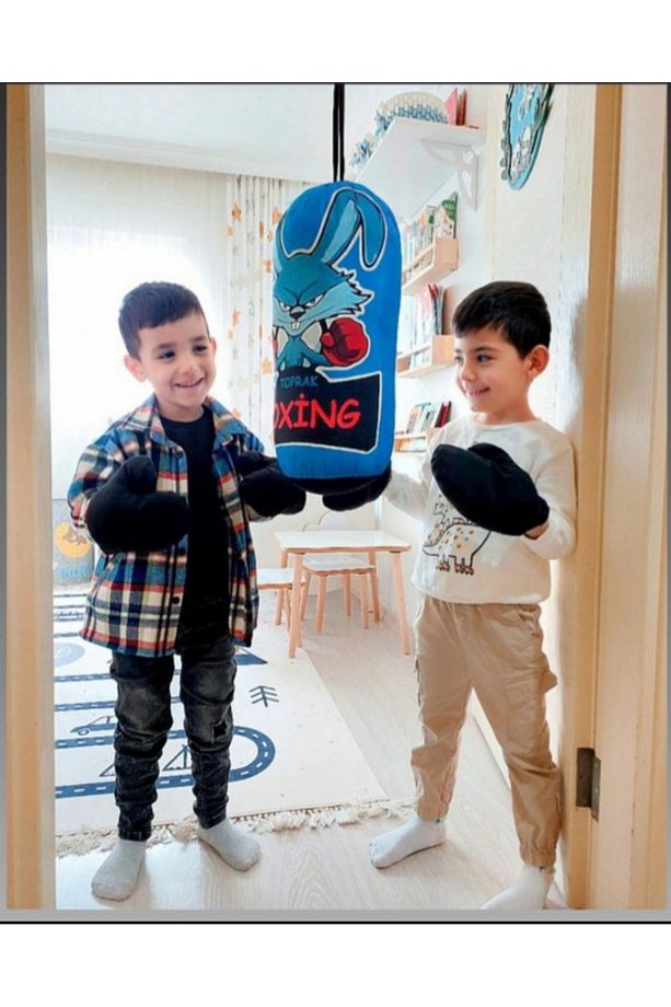 ÇOCUK BOKS TORBASI 2-6 YAŞ İÇİN ELDİVENSİZ İÇİ DOLU - 5