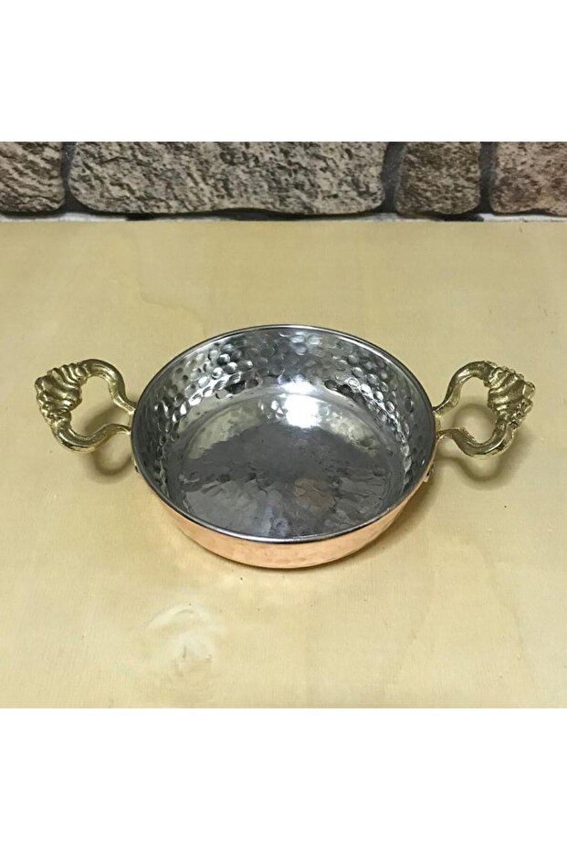 مقلاة نحاسية مطروقة 15 سم - 2