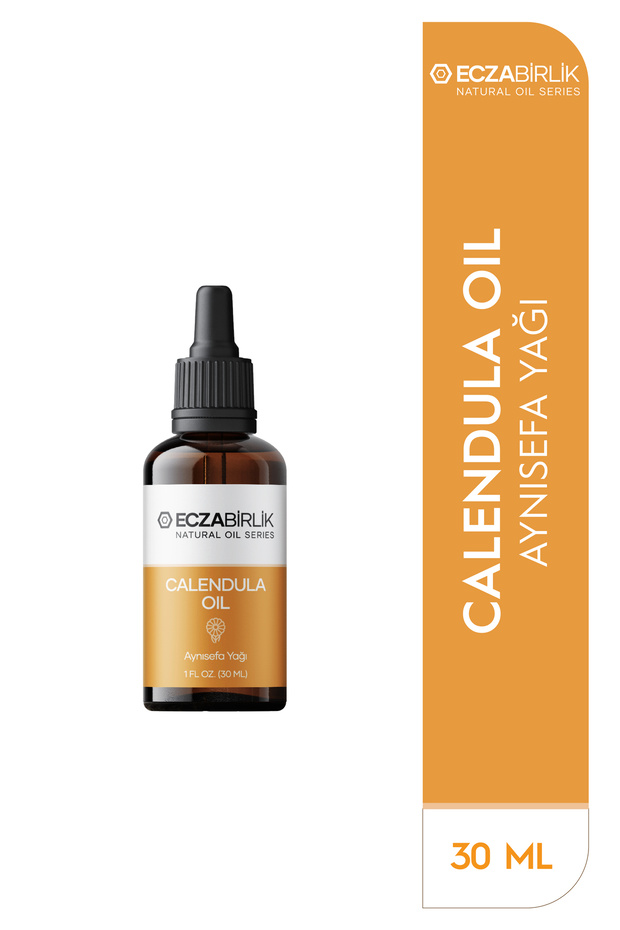 Calendula Oil - 30 ml for Natural Skin Care and Stretch Mark Cellulite Repair Effect