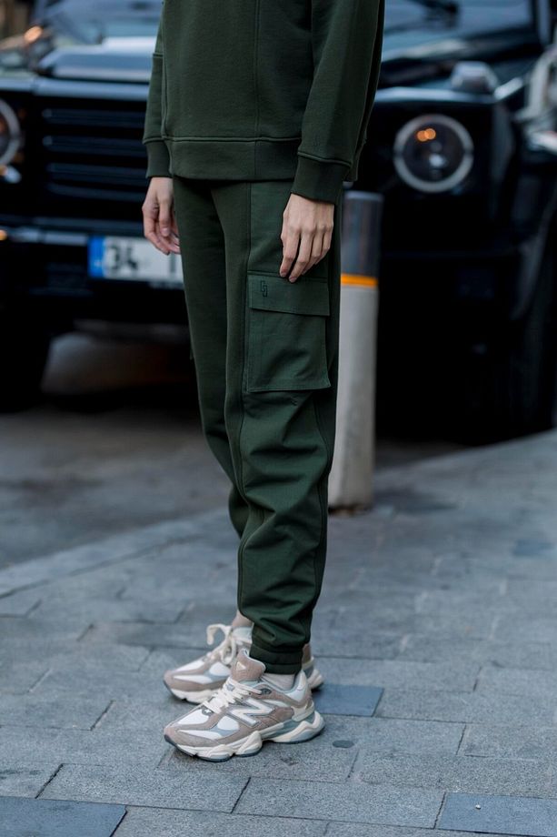 PAMUKLU JOGGER PANTOLON RE-SIS LOGOLU - 3
