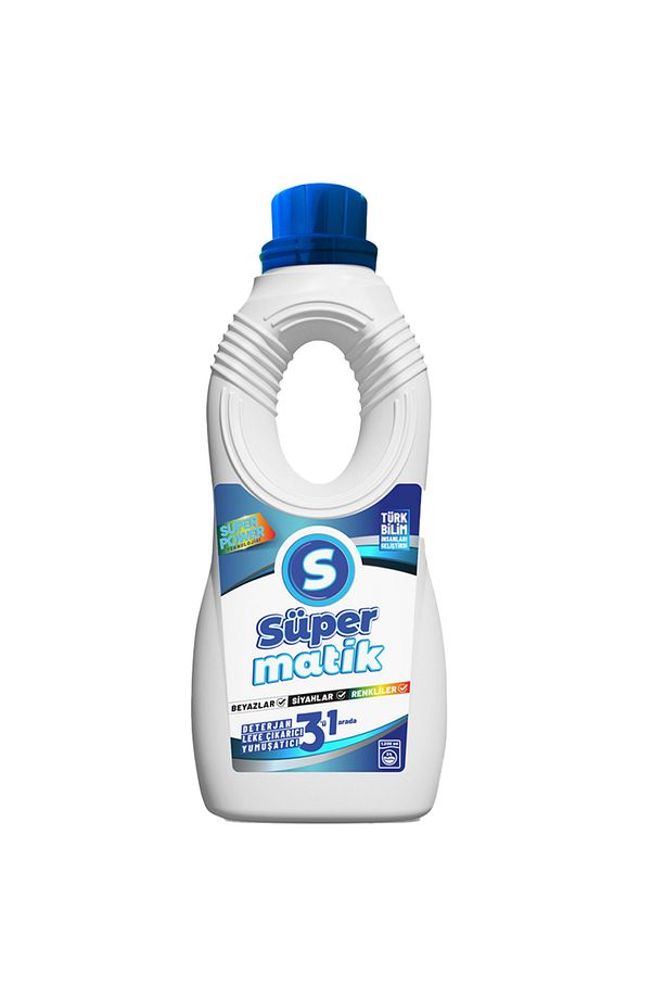3'ü 1 Arada 30 Yıkama Sıvı Çamaşır Deterjanı 1500 ML. - 3