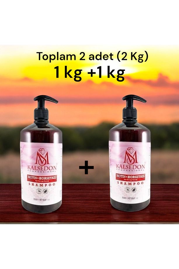 Kalsedon Şampuan Biotin Horsetail Hacim Ve Dolgunluk Şampuanı 1000 ml (2 ADET) - 1