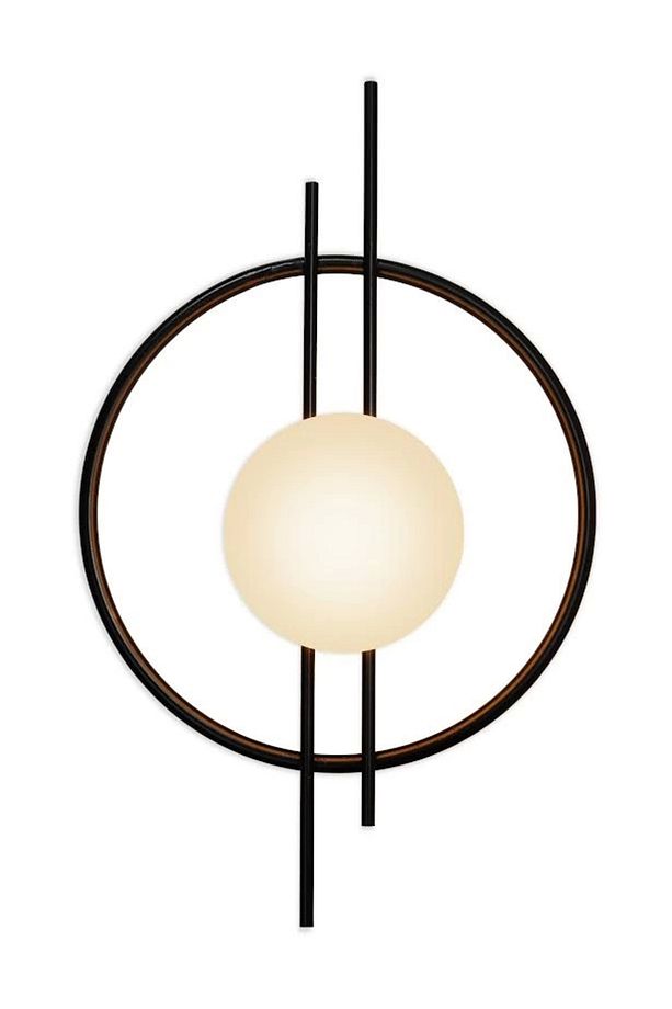 Glop Camlı Modern Ampullü Aplik Iç Mekan Aplik Ve Led Aplik - 2