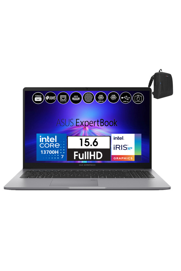 Expertbook P1 P1503 I7-13700H 8gb Ddr5 512GB SSD Freedos 15.6 Fhd EXP1503CVAI716512S0D02 - 1