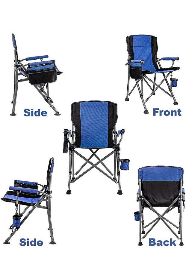 Roxy Katlanır Kamp Sandalyesi Mavi - 4