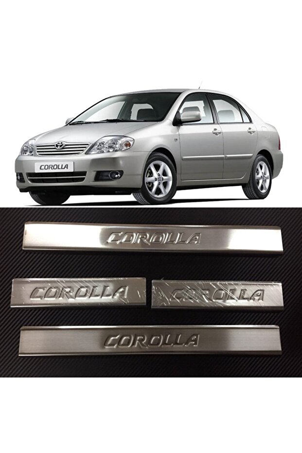 Corolla Kapı Eşiği Kromu Nikelajı 2001-2006UYUMLU - 1