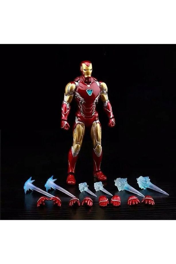 Iron Man Demir Adam 16 Cm 14 Parça Aksesuarlı Mk85 - 3