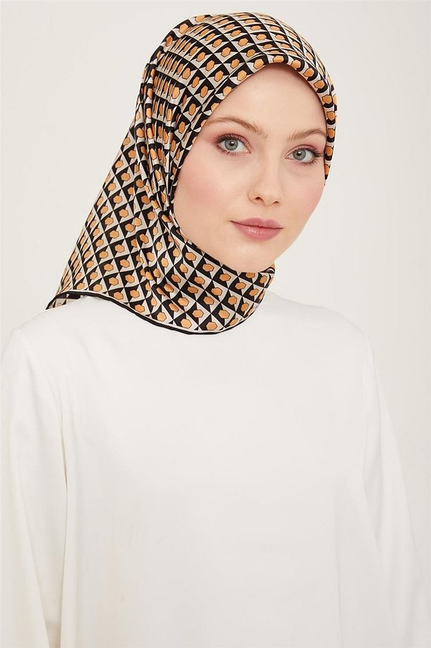 82 Armine Twill İpek Eşarp 9109D - 1