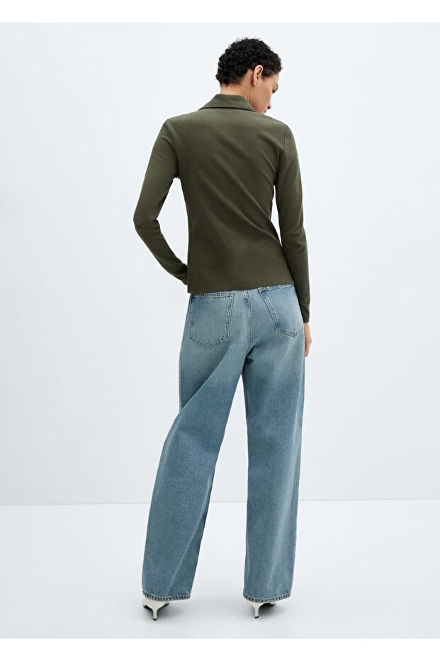 Geknotetes Baumwollhemd - 4