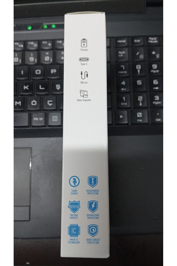 M33T Single Usb-A Port Turbo Charge Adapter & Type-C Cable - 33W Şarj Aleti Adaptör+Kablo 33W Şarj - 4