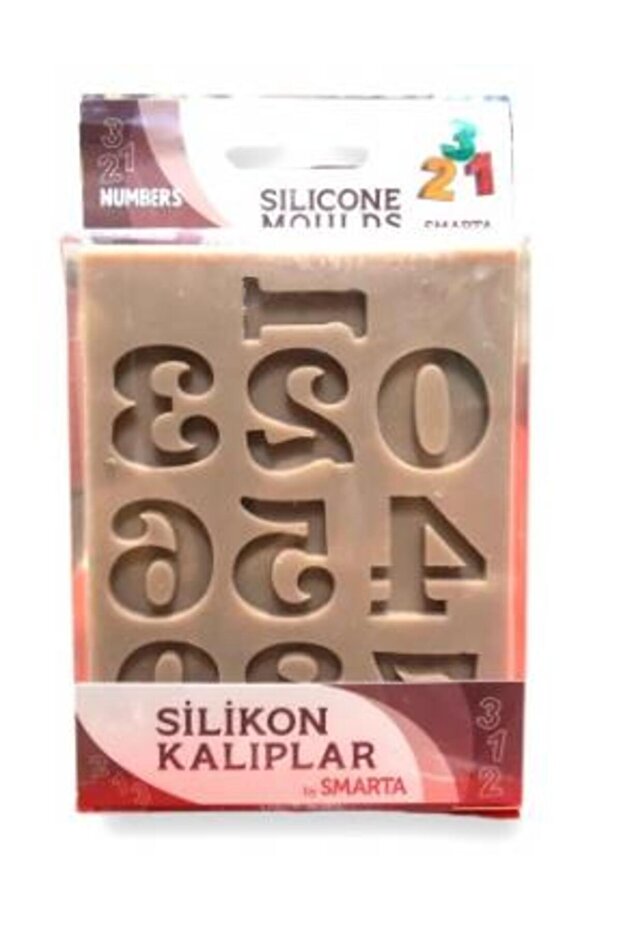 قالب سيليكون - أرقام - 1