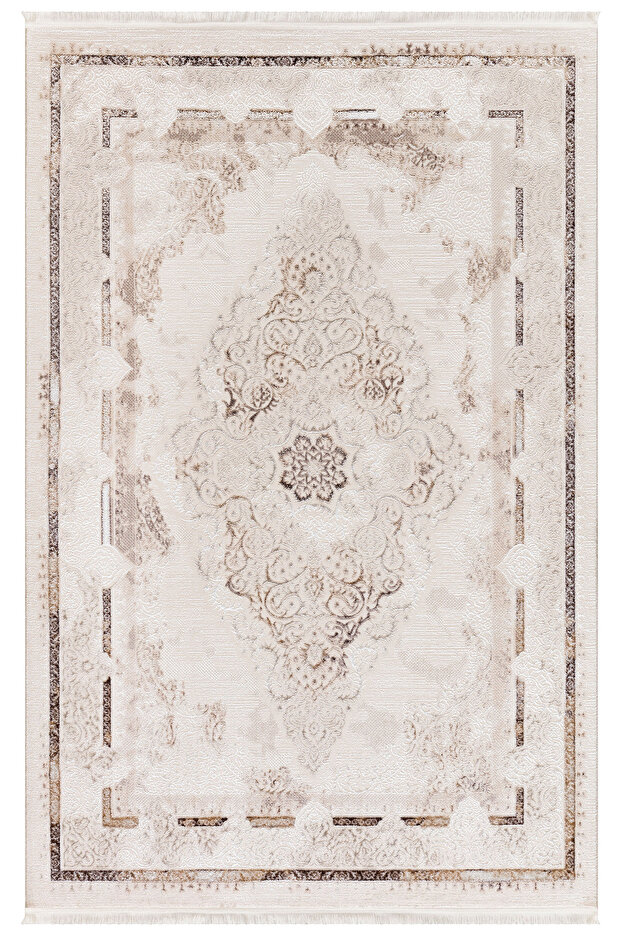 Duru Halı Lins 1401A Saçaklı Halı - 1