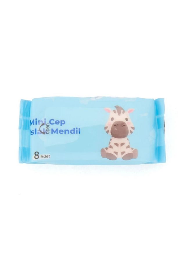 Zebra Mavi Mini Cep Islak Mendil - 2