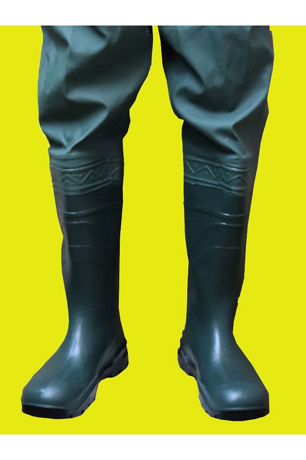 Motorcu Çizmeli Pantolon, Kurye Motorcu %100 Su Geçirmez Tek Alt Çizmeli Pantolon Dikişsiz - 4