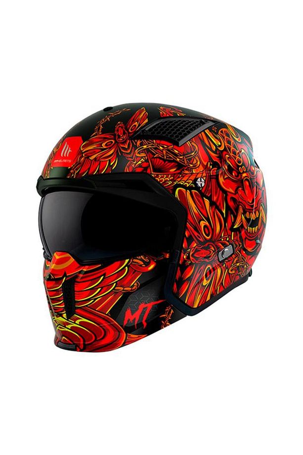 Streetfıghter Sv S Hellısh B5 Çene Çıkartılabilir Kask Mat - 1