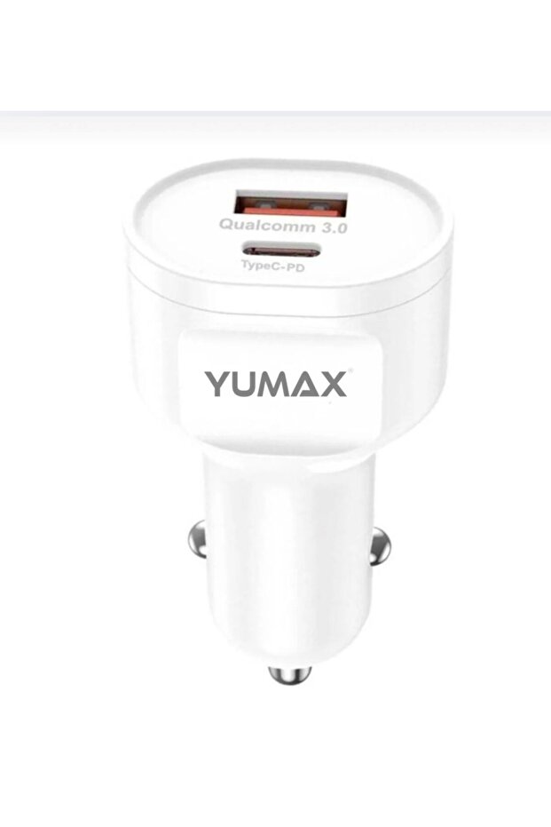 Süper Hızlı Şarj Led Işıklı Dual USB Araç Şarj Başlığı | 55W Turbo Uyumlu - 4