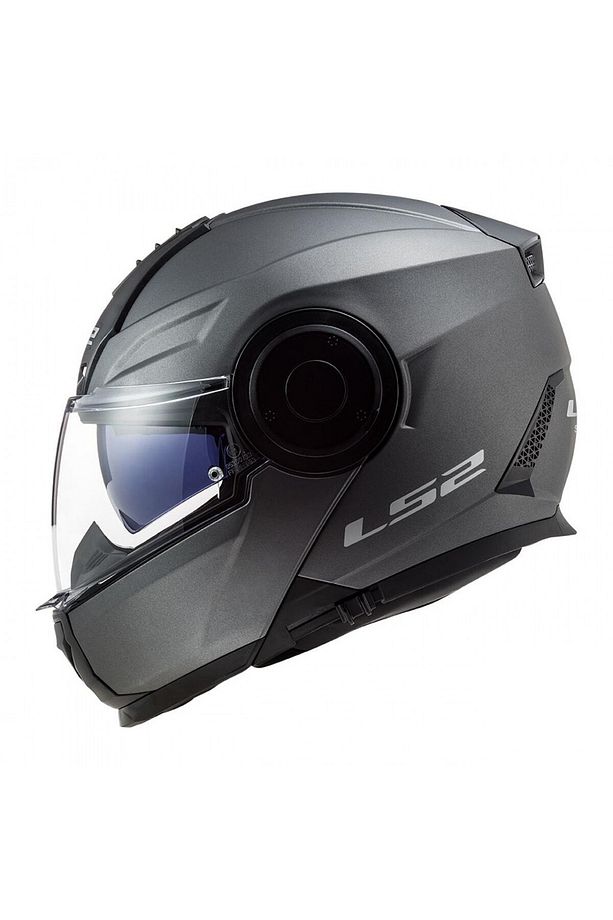 Scope Çene Açılır Kask Mat Tıtanıum - 1