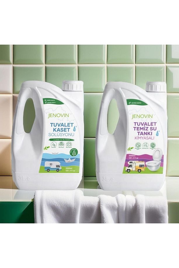 Sifon Temizliği Karavan & Tekne Kasetli Ve Portatif Tuvalet Wc Atık Kimyasalları Çam Kokulu 3l - 7