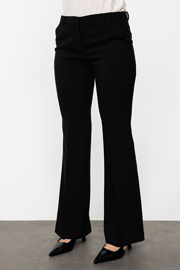 Cepli Geniş Paça Pantolon - 3