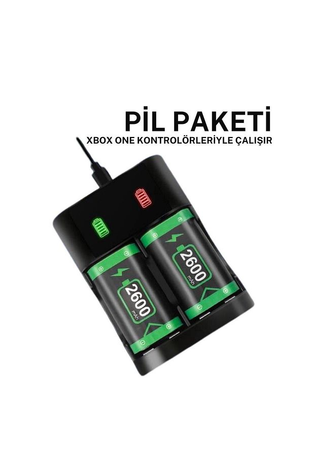 Xbox Series S Ve X / X-one Ve S Controller Dual Charging Station, Çoklu 2600 Mah 2 Adet B - 4