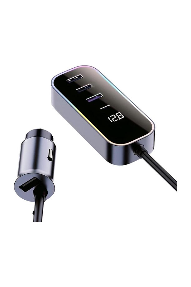Araba Çakmak Şarj Cihazı 105w 4 Portlu Süper Hızlı Fast Car Charger, Type-c - 3 Usb - 2