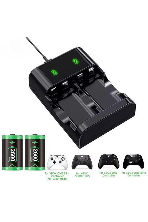 Xbox Series S Ve X / X-one Ve S Controller Dual Charging Station, Çoklu 2600 Mah 2 Adet B - 5