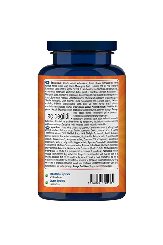 Multivitamin Enerji 60 Kapsül - 4