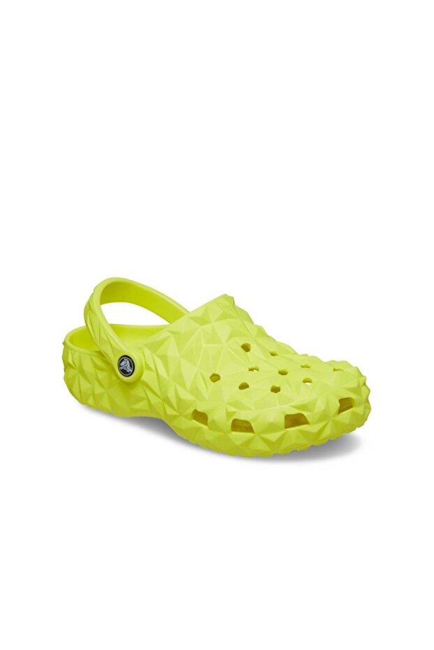 Classic Geometric Clog Women's Slippers - Neon Yellow